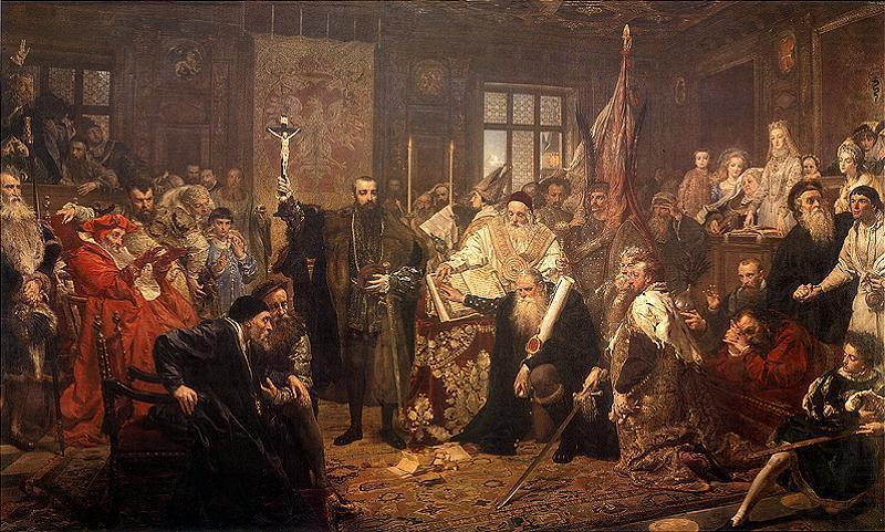 The Union of Lublin, Jan Matejko